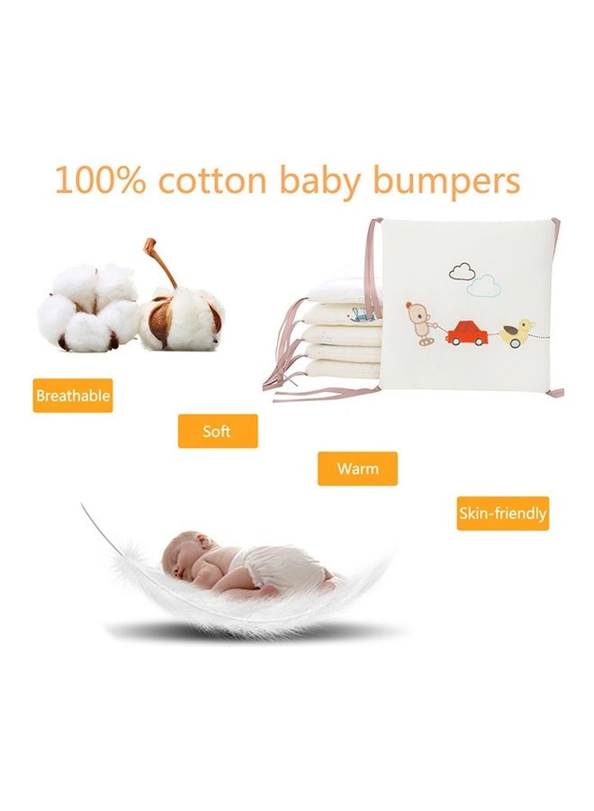 كيدل طقم مصدات لسرير الأطفال للسلامة قابلة للغسل من 6 قطع - Image 4