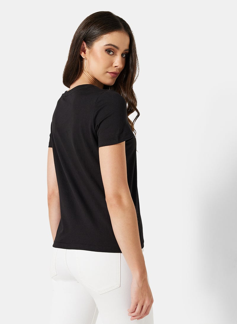 I.Scenery Graphic T-Shirt Black  - Image 2