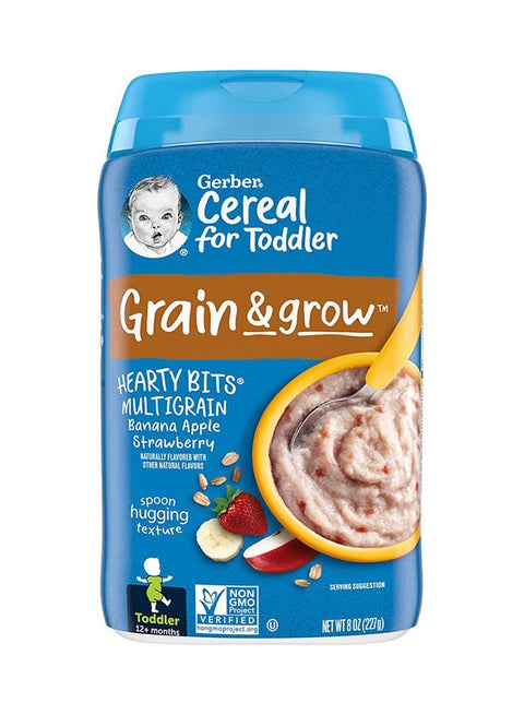 Hearty Bits Multi-Grain Banana Apple Strawberry Cereal 227grams