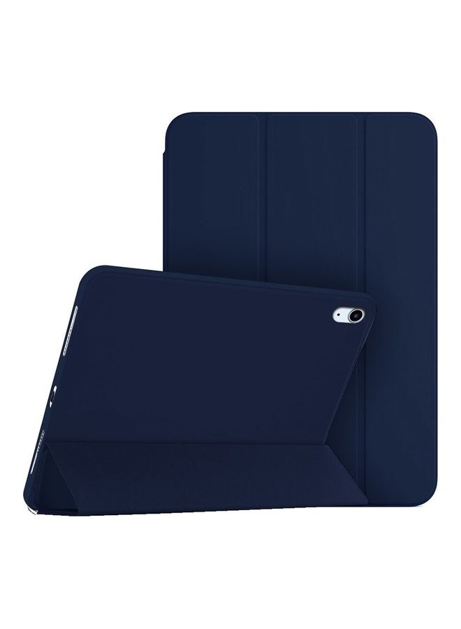 MARGOUN iPad Air 4 / Air 5 Case (2020/2022) 10.9-inch Leather Folio Stand Folding Cover Compatible with Apple iPad Air (4th/5th) Generation Dark Blue  - Image 1