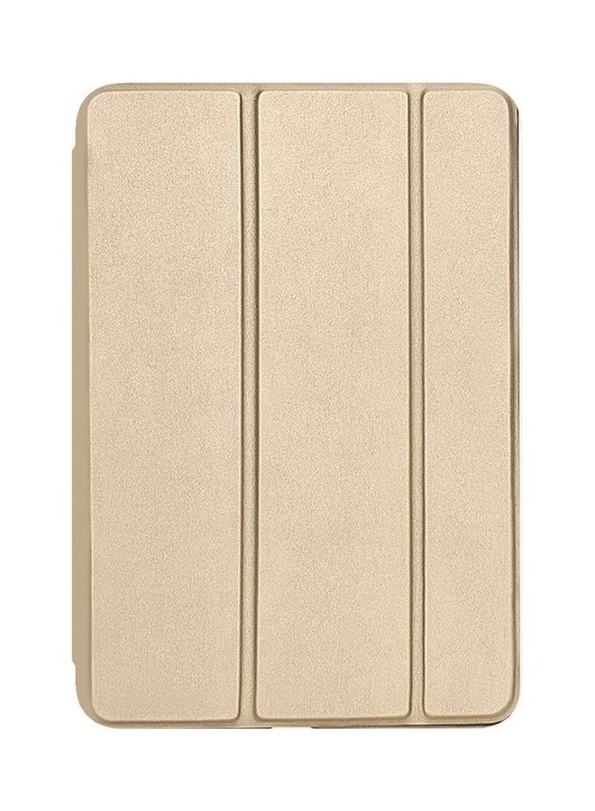 MARGOUN iPad Mini 6th Generation Case (2021) Leather Folio Stand Folding Cover Compatible with Apple iPad Mini 6 (8.3 inch) Gold - Image 4