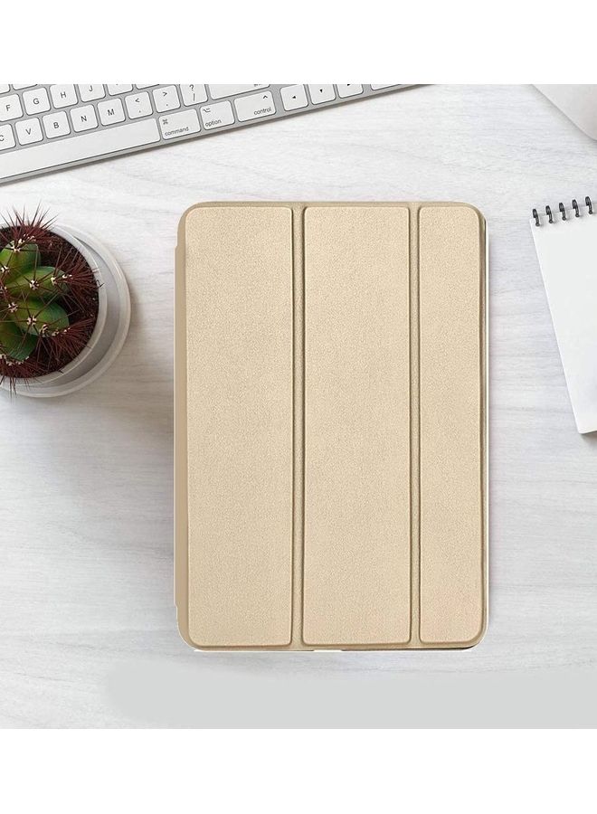 MARGOUN iPad Mini 6th Generation Case (2021) Leather Folio Stand Folding Cover Compatible with Apple iPad Mini 6 (8.3 inch) Gold - Image 5