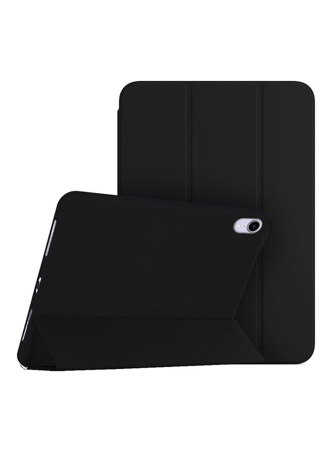 MARGOUN iPad Mini 6th Generation Case (2021) Leather Folio Stand Folding Cover Compatible with Apple iPad Mini 6 (8.3 inch) Black  - Image 1