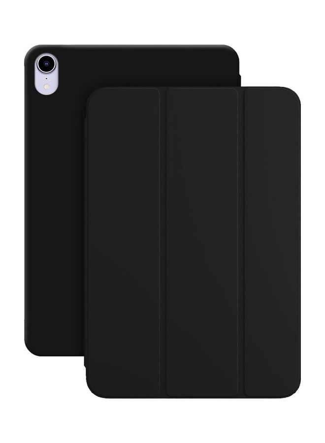 MARGOUN iPad Mini 6th Generation Case (2021) Leather Folio Stand Folding Cover Compatible with Apple iPad Mini 6 (8.3 inch) Black  - Image 2