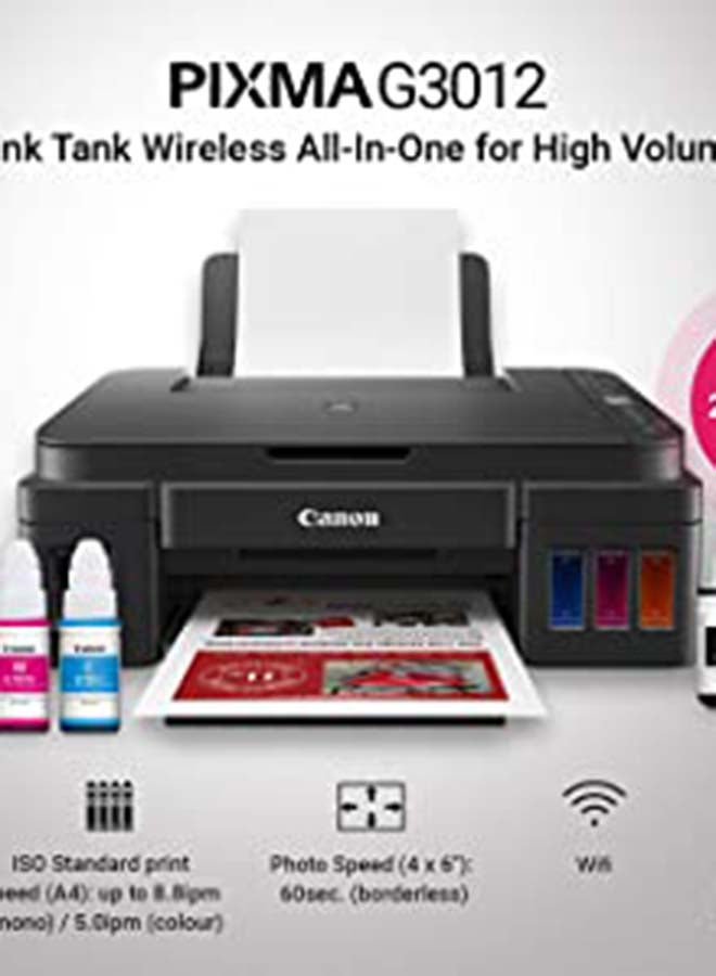 Canon - Pixma G3411 Inkjet All-In-One Printer Black - Image 1