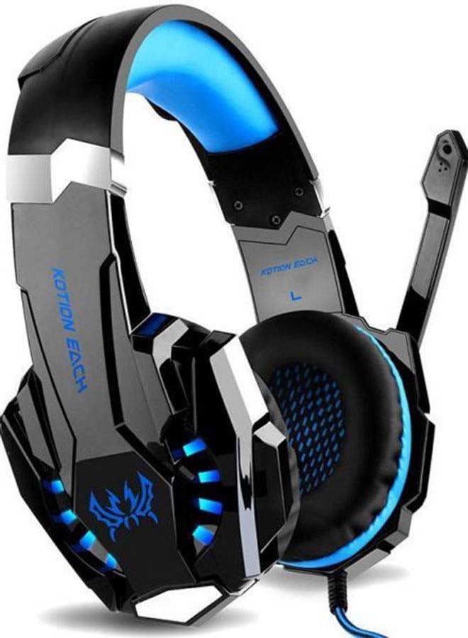 كوشن إيتش - G9000 Pro سماعة الألعاب السلكية 3.5 ملم جاك ستيريو مع ميكروفون LED ضوء لأجهزة Xbox One S/Xbox one/PS4/الكمبيوتر اللوحي/الكمبيوتر المحمول/الهاتف الخليوي - Image 1
