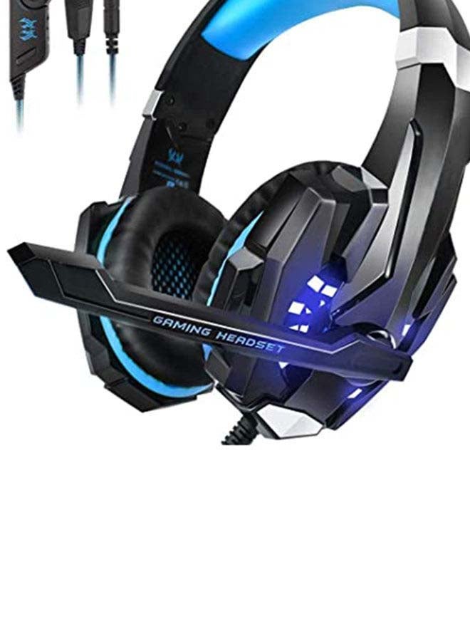كوشن إيتش - G9000 Pro سماعة الألعاب السلكية 3.5 ملم جاك ستيريو مع ميكروفون LED ضوء لأجهزة Xbox One S/Xbox one/PS4/الكمبيوتر اللوحي/الكمبيوتر المحمول/الهاتف الخليوي - Image 1