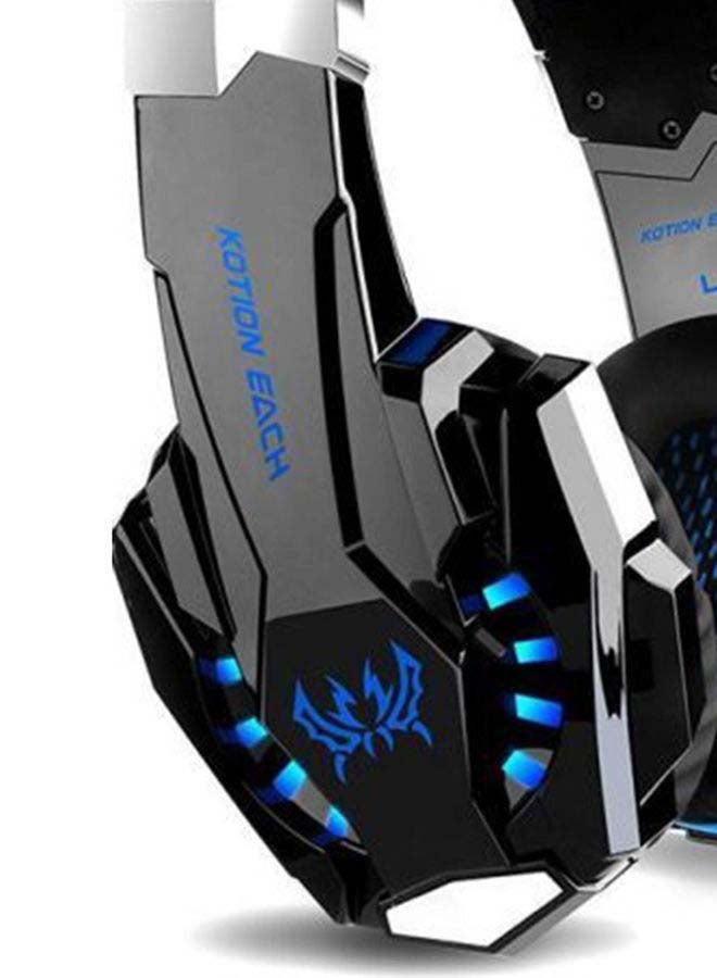 كوشن إيتش - G9000 Pro سماعة الألعاب السلكية 3.5 ملم جاك ستيريو مع ميكروفون LED ضوء لأجهزة Xbox One S/Xbox one/PS4/الكمبيوتر اللوحي/الكمبيوتر المحمول/الهاتف الخليوي - Image 1