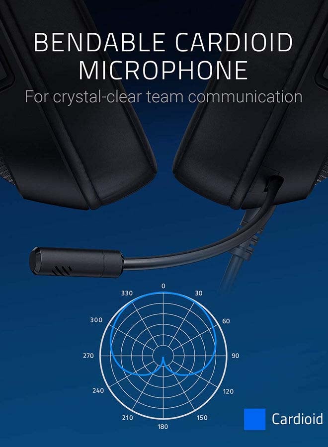 RAZER - Kraken X Ultralight Gaming Headset: 7.1 Surround Sound Capable, Lightweight Frame, Bendable Cardioid Microphone, for PC, Xbox, PS4 And Nintendo Switch - Image 1