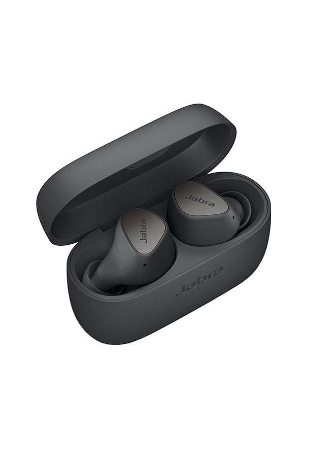 Jabra - Elite 3 In Ear Wireless Bluetooth Earbuds - Noise Isolating True Wireless Buds With 4 Built-in Microphones For Clear Calls, Rich Bass, Customizable Sound, And Mono Mode Dark Grey - Image 1