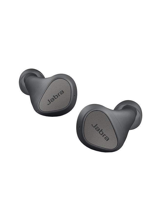 Jabra - Elite 3 In Ear Wireless Bluetooth Earbuds - Noise Isolating True Wireless Buds With 4 Built-in Microphones For Clear Calls, Rich Bass, Customizable Sound, And Mono Mode Dark Grey - Image 1