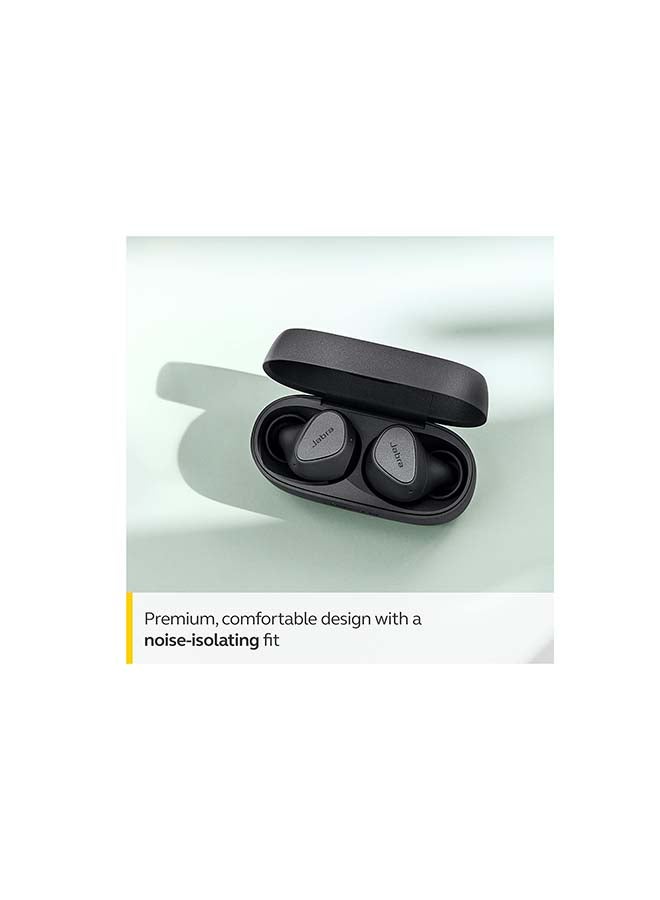 Jabra - Elite 3 In Ear Wireless Bluetooth Earbuds - Noise Isolating True Wireless Buds With 4 Built-in Microphones For Clear Calls, Rich Bass, Customizable Sound, And Mono Mode Dark Grey - Image 1