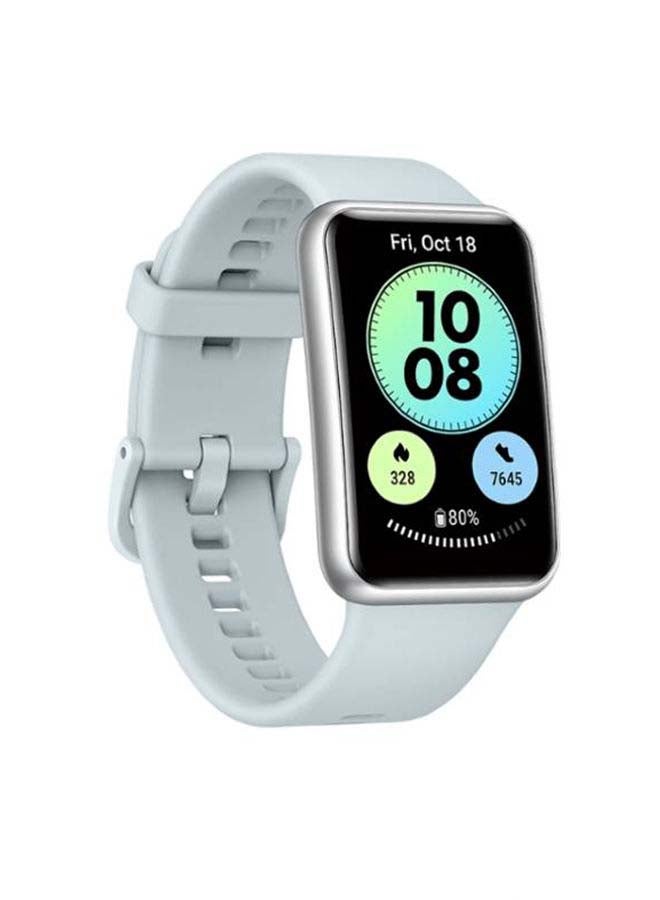 HUAWEI - Watch Fit New Smartwatch All-Day SpO2 Monitoring1 Long Battery Life AMOLED Display 1.64inch Isle Blue - Image 1