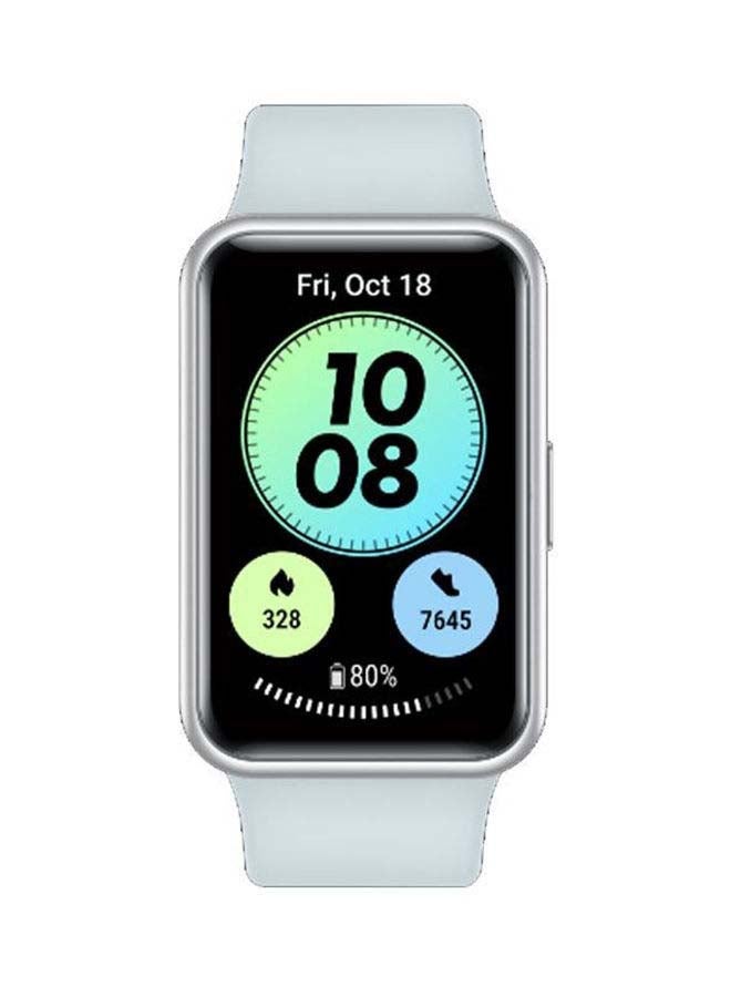 HUAWEI - Watch Fit New Smartwatch All-Day SpO2 Monitoring1 Long Battery Life AMOLED Display 1.64inch Isle Blue - Image 1