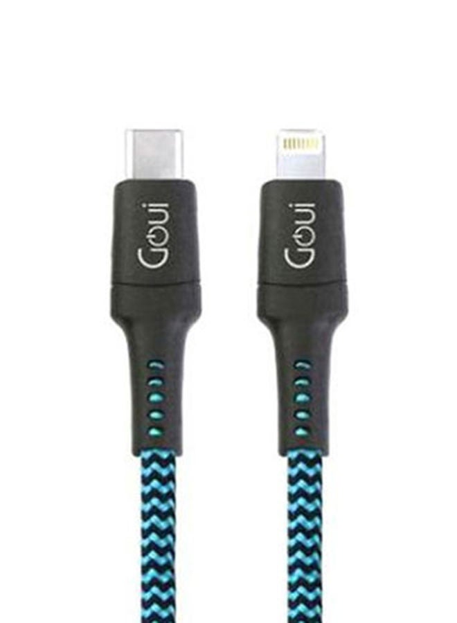 8PIN Ultra Fast Charging Cable 150cm Blue/Black