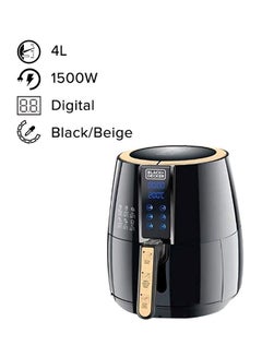 بلاك اند ديكر مقلاة هوائية رقمية آيرو فراي 4.0 L 1500.0 W Af400-B5 أسود / بيج  - Image 1