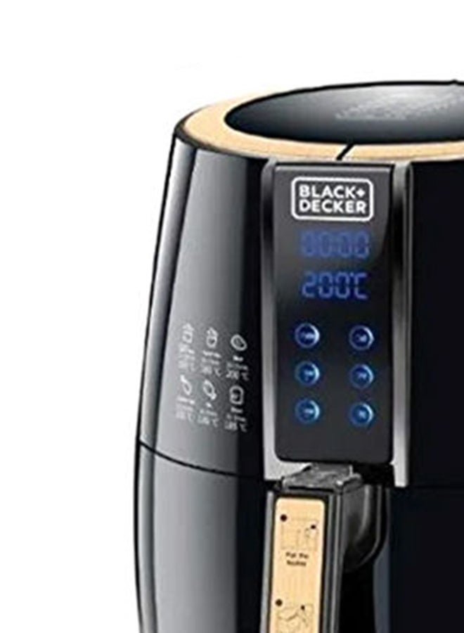 بلاك اند ديكر مقلاة هوائية رقمية آيرو فراي 4.0 L 1500.0 W Af400-B5 أسود / بيج - Image 4