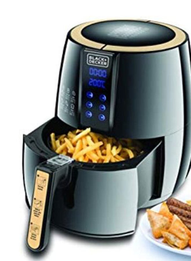 بلاك اند ديكر مقلاة هوائية رقمية آيرو فراي 4.0 L 1500.0 W Af400-B5 أسود / بيج - Image 5