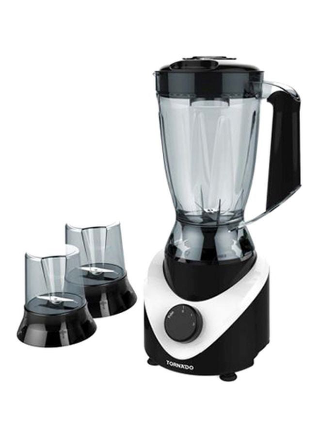 TORNADO Electric Blender  2 Mills, 1.5 L 500 W BL500/2-BLACK Black  - Image 1