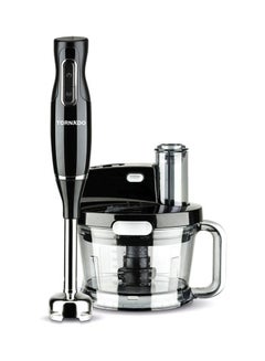 TORNADO Hand Blender, Food Processor, Whisk thb-1000mk Black/Silver  - Image 3