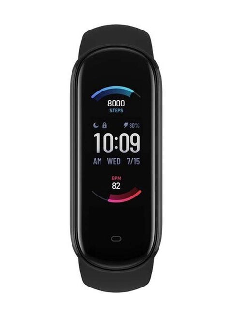 Band 5 Fitness Tracker With Blood Oxygen Meter Midnight Black