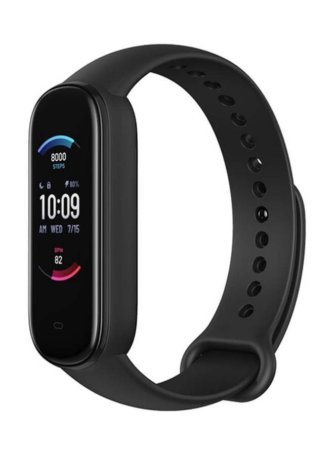 Amazfit - Band 5 Fitness Tracker With Blood Oxygen Meter Midnight Black - Image 1