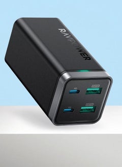 RAVPOWER RP-PC136 PD Pioneer 65W 4-Port Wall Charger black  - Image 3