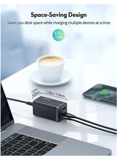 RAVPOWER RP-PC136 PD Pioneer 65W 4-Port Wall Charger black  - Image 4