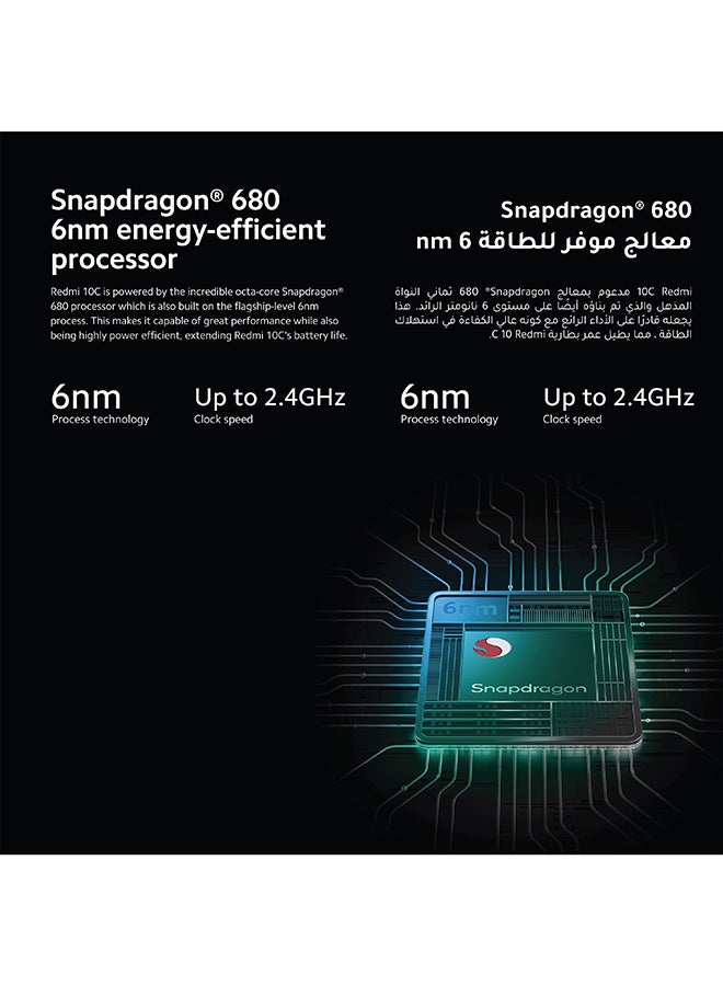 Xiaomi - Redmi 10C Dual SIM Mint Green 4GB RAM 64GB 4G LTE With Gift  - Global Version - Image 1