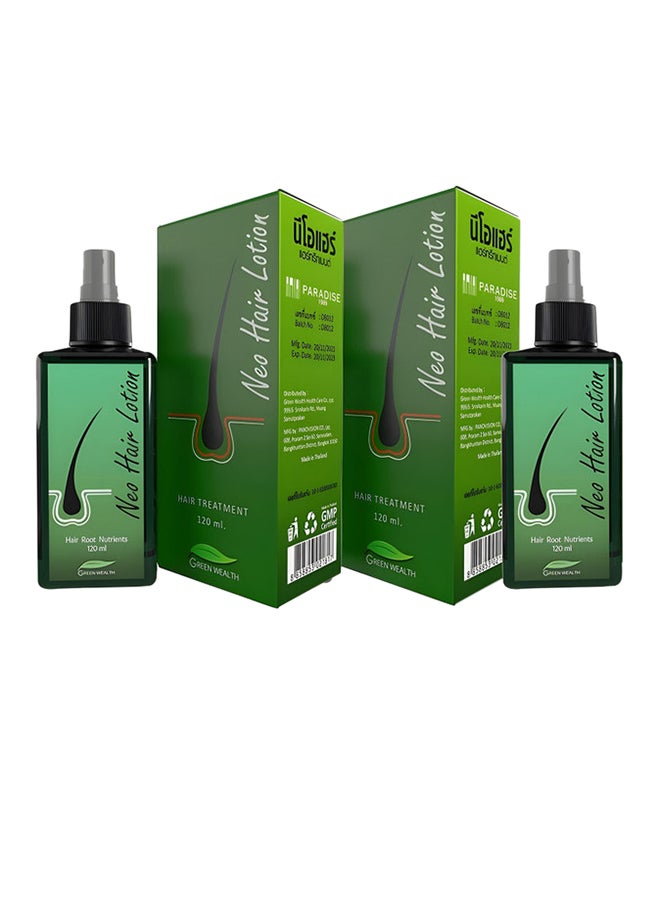 Green Wealth - Pack Of 2 Neo Hair Lotion 2x120ml - Image 1