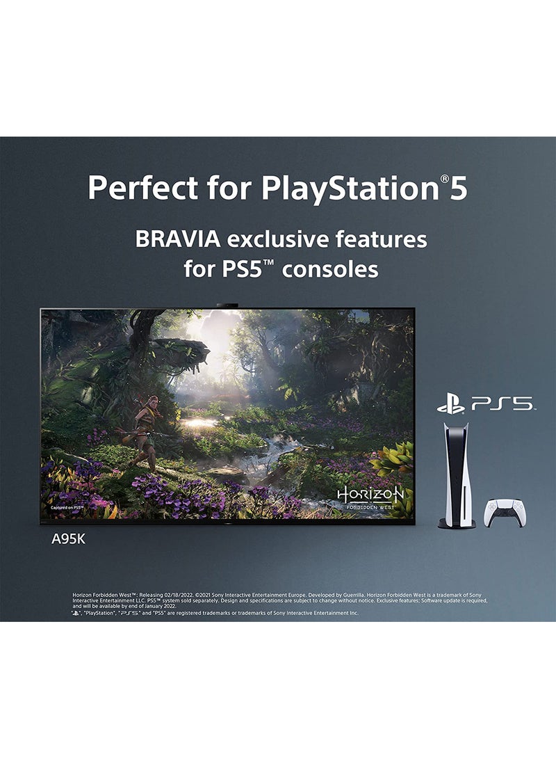 سوني - شاشة 65 بوصة QD-OLED 4K UHD HDR Master Series BRAVIA Core مع تلفزيون Google الذكي HDMI 2.1 وميزات حصرية لطراز PlayStation 5 2022 - Image 1