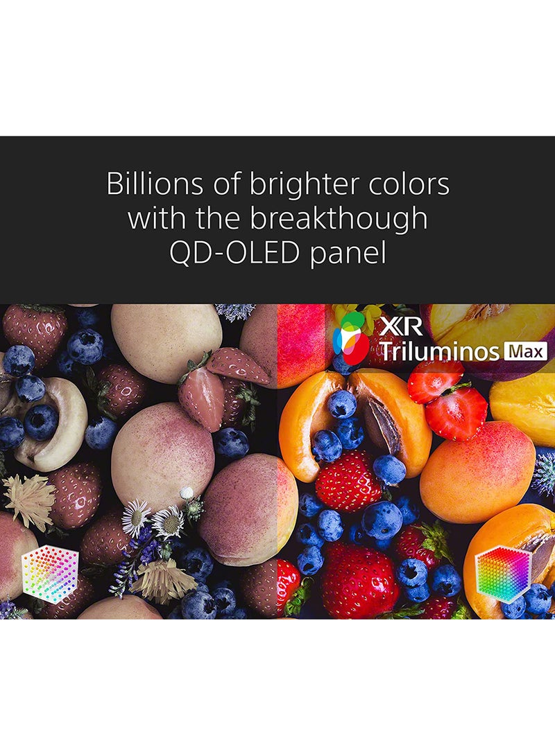 سوني - شاشة 65 بوصة QD-OLED 4K UHD HDR Master Series BRAVIA Core مع تلفزيون Google الذكي HDMI 2.1 وميزات حصرية لطراز PlayStation 5 2022 - Image 1