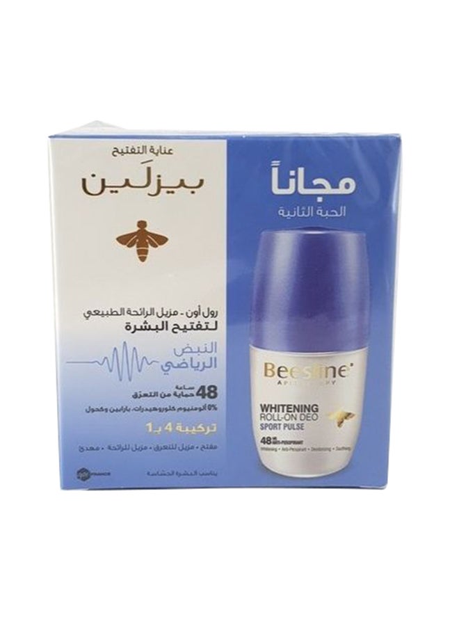 Beesline - 2 Pieces Natural Whitening Roll On Deo Sport Pulse 50ml - Image 1