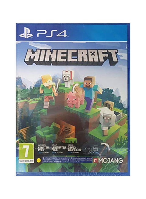 لعبة الفيديو Minecraft" (إصدار عالمي) - مغامرة - بلاي ستيشن 4 (PS4)