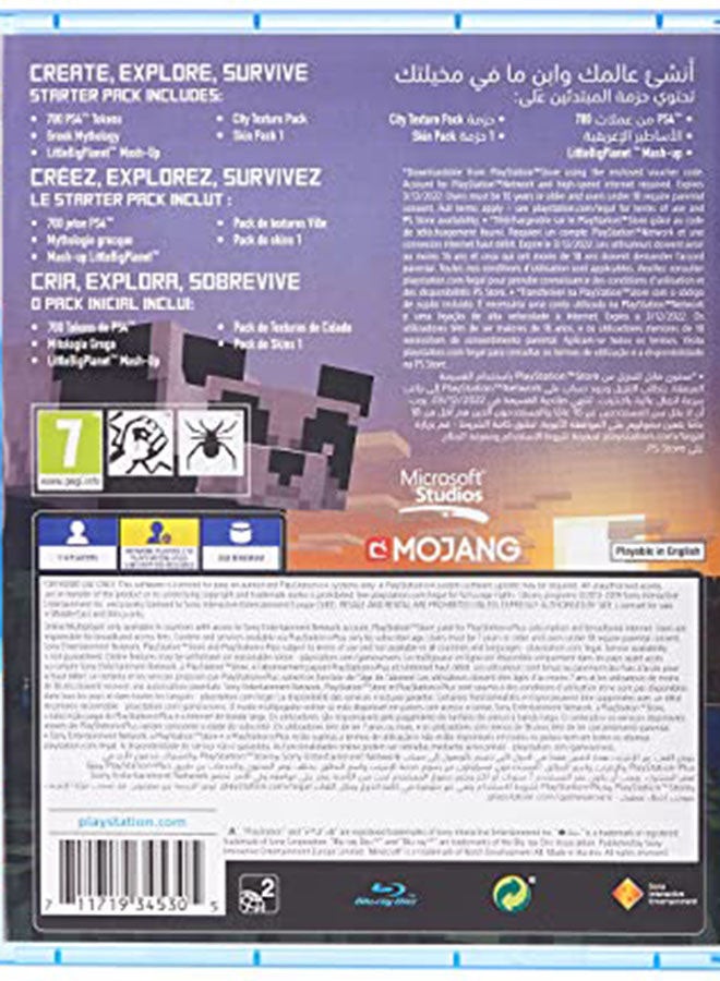 Minecraft (Intl Version) - Adventure - PlayStation 4 (PS4) 