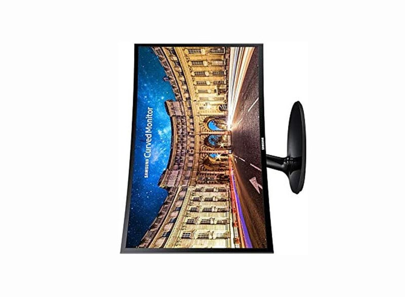 Samsung - 24-Inch Essential Samsung Curved Monitor with the Deeply Immersive Viewing Experience LC24F390FHMXUE Black - Image 1