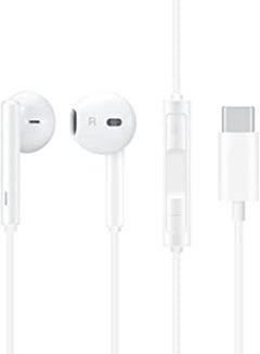 HUAWEI CM33 Wired In-Ear Headphones With Mic White  - Image 4