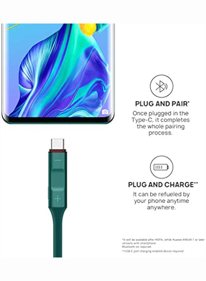 HUAWEI Freelace Bluetooth In-Ear Neckband Headphones Emerald Green  - Image 4