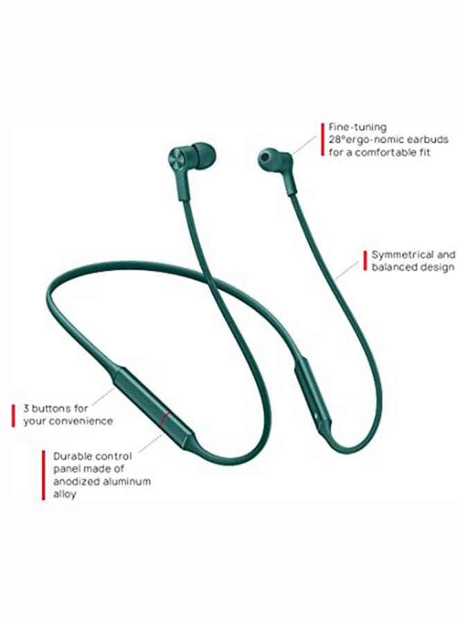 HUAWEI - Freelace Bluetooth In-Ear Neckband Headphones Emerald Green - Image 1
