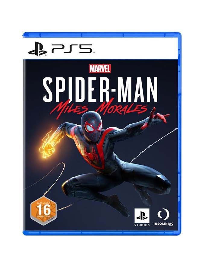 لعبة "Spider-Man Miles Morales" من مارفل (باللغتين الإنجليزية والعربية) - نسخة الإمارات العربية المتحدة - مغامرة - بلايستيشن 5 (PS5) - v1667327314/N41210359A_1