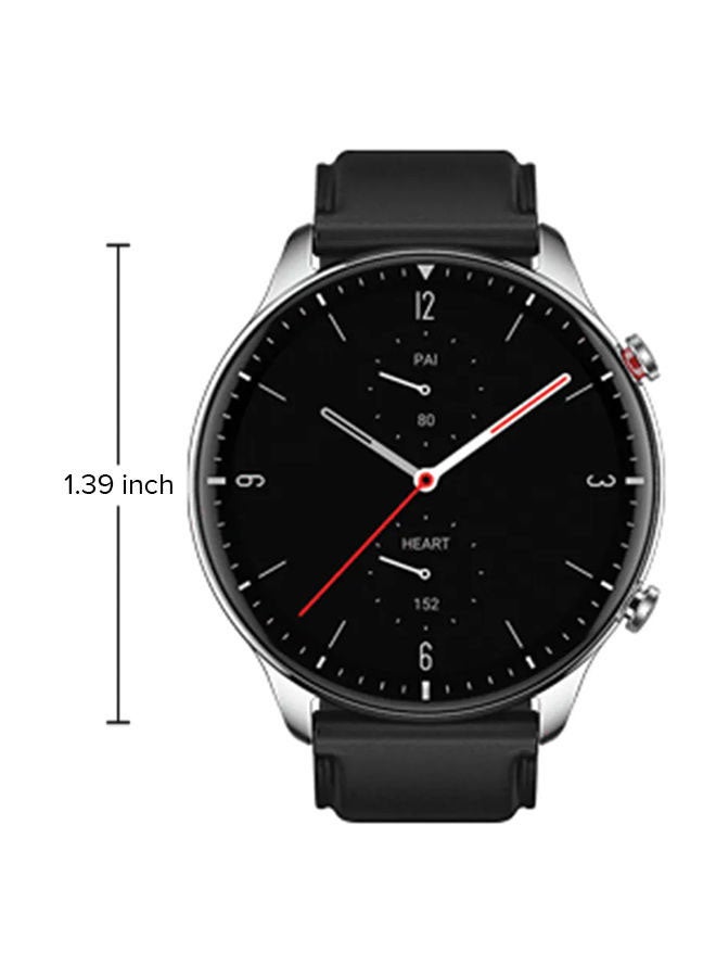 Amazfit - 471.0 mAh GTR 2 Smartwatch with 3D Curved Bezel-less Design Classic Edition Obsidian Black - Image 1