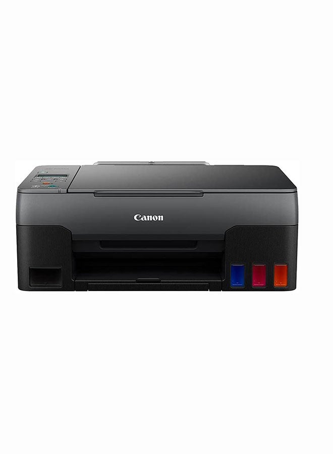 Canon - PIXMA G3420 Wireless Colour 3-in-1 Refillable MegaTank Inkjet Printer, Suitable for Banner Printing, A4 Print, Copy, Scan, Wi-Fi, Cloud Connectivity Black - Image 1