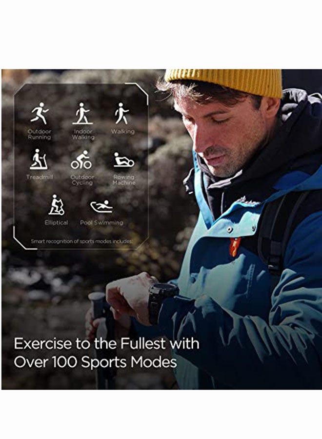 Amazfit - T-Rex Pro Smartwatch Steel Blue - Image 1