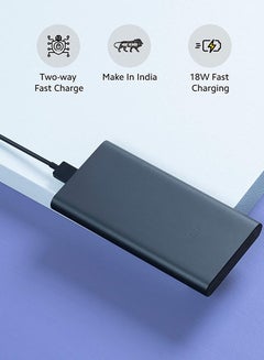 Xiaomi 10000.0 mAh Mi 18W Fast Charge Powerbank 3 Black  - Image 4