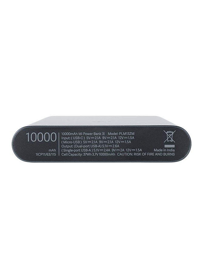 Xiaomi - 10000.0 mAh Mi 18W Fast Charge Powerbank 3 Black - Image 1