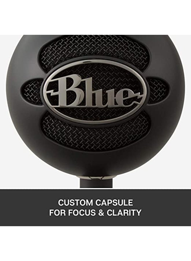 Blue USB Microphone Snowball - GB Gloss Black - Image 2
