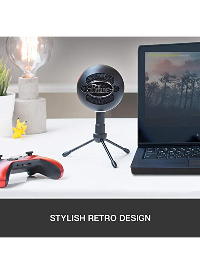 Blue USB Microphone Snowball - GB Gloss Black - Image 4