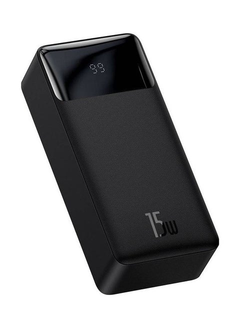 30000 mAh Baseus Bipow Digital Display Power bank 30000mAh 2x USB / USB Typ C / micro USB Quick Charge AFC FCP 15W (PPDML-K01) Black