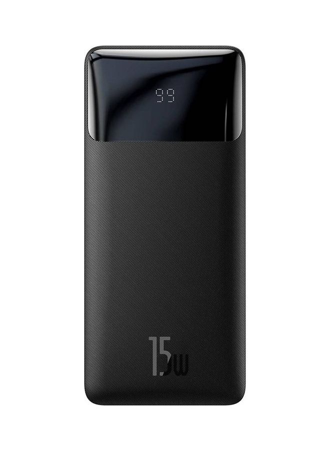 Baseus - 30000 mAh Baseus Bipow Digital Display Power bank 30000mAh 2x USB / USB Typ C / micro USB Quick Charge AFC FCP 15W (PPDML-K01) Black - Image 1