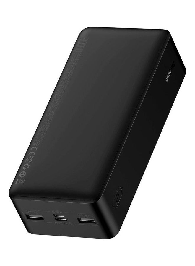 Baseus - 30000 mAh Baseus Bipow Digital Display Power bank 30000mAh 2x USB / USB Typ C / micro USB Quick Charge AFC FCP 15W (PPDML-K01) Black - Image 1